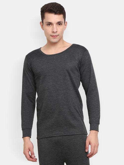 grey cotton thermal top - 19493168 - Very Small Image - 1