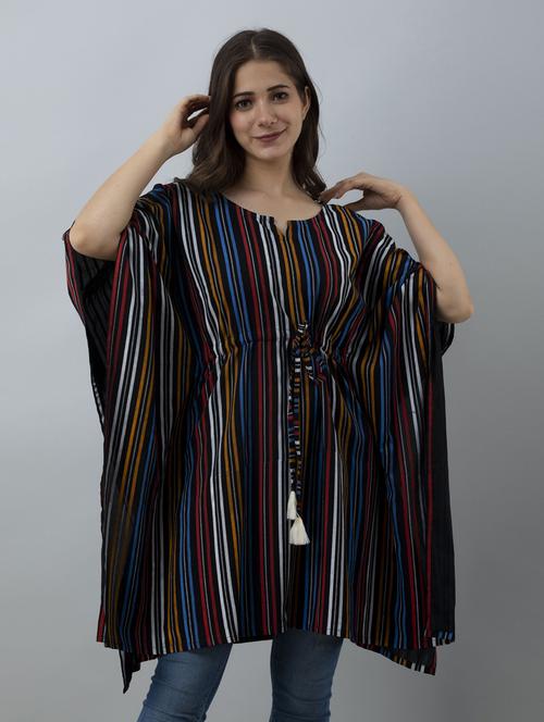 women printed kaftan - 19493465 - Very Small Image - 1