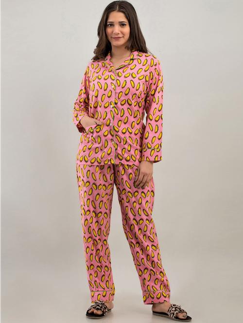 women cotton night suit set - 19493629 - Very Small Image - 1