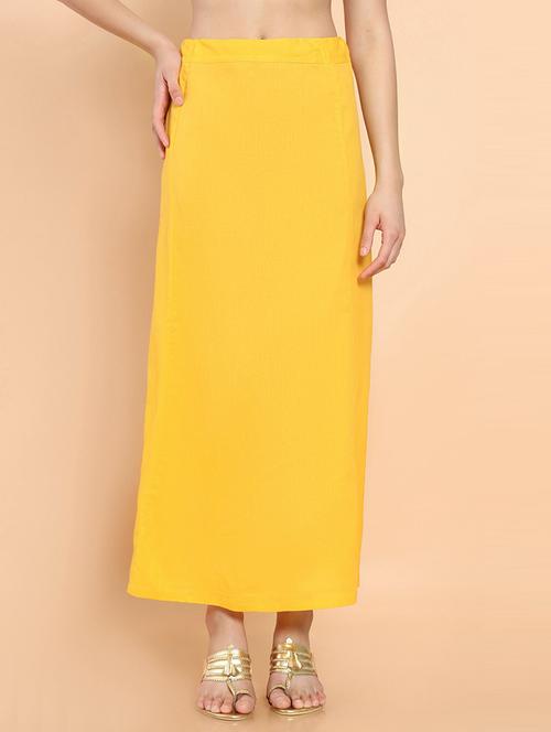 yellow solid cotton shapewear - 19495161 - Very Small Image - 1