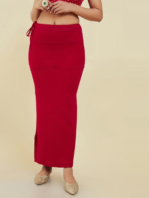 red solid cotton shapewear - 19495165 - Very Small Image - 1
