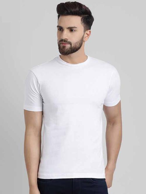 round neck solid regular t-shirt - 19495375 - Very Small Image - 1
