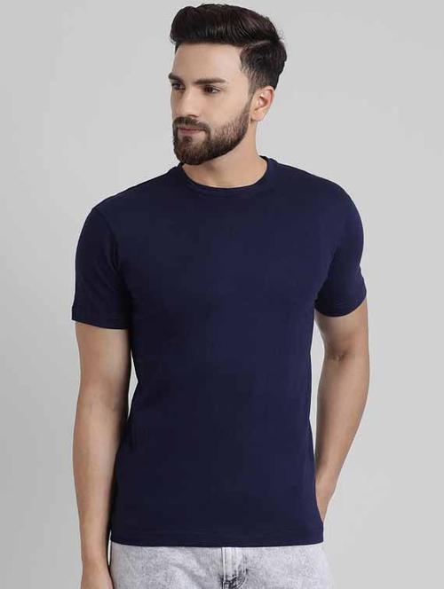 round neck solid regular t-shirt - 19495380 - Very Small Image - 1