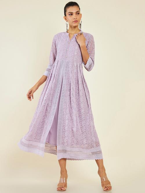 women's layered paisley dress - 19496372 - Very Small Image - 1