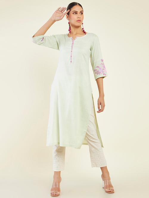 women's a-line kurta - 19496491 - Very Small Image - 1