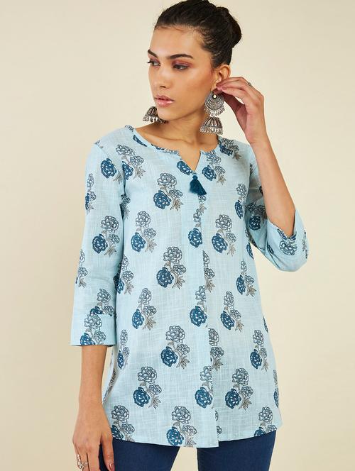 women printed regular tunic - 19496696 - Very Small Image - 1