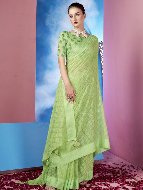 self design printed saree - 19496846 - Very Small Image - 1