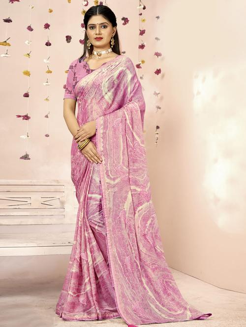 self design printed saree - 19496932 - Very Small Image - 1