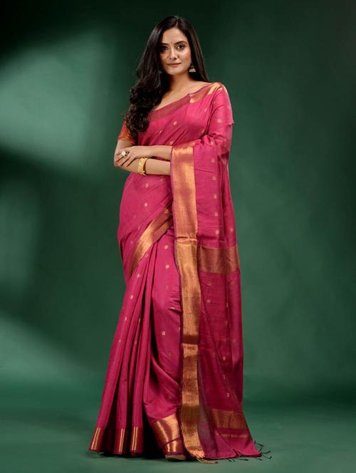 self design woven saree - 19497808 - Very Small Image - 1