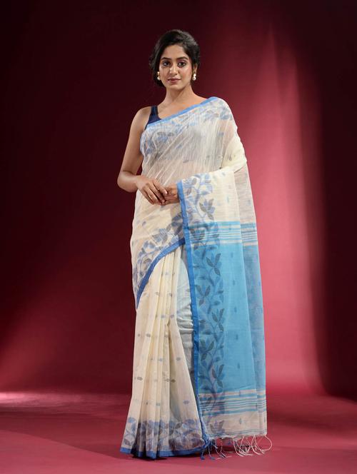 self design woven saree - 19497939 - Very Small Image - 1