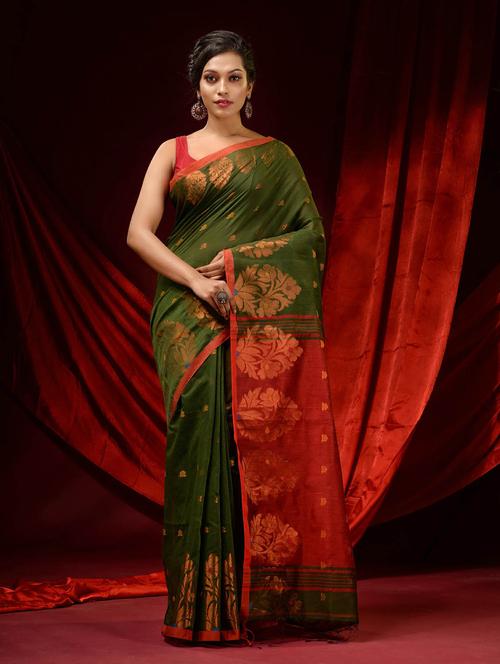 self design woven saree - 19498166 - Very Small Image - 1