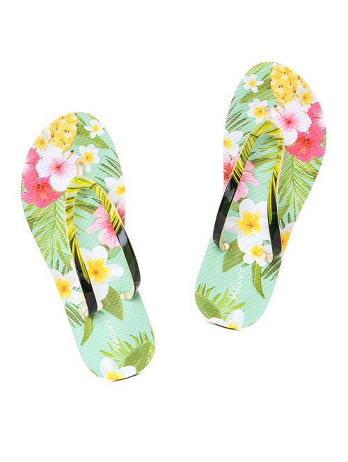green pvc slip on flip flops - 19500651 - Very Small Image - 1