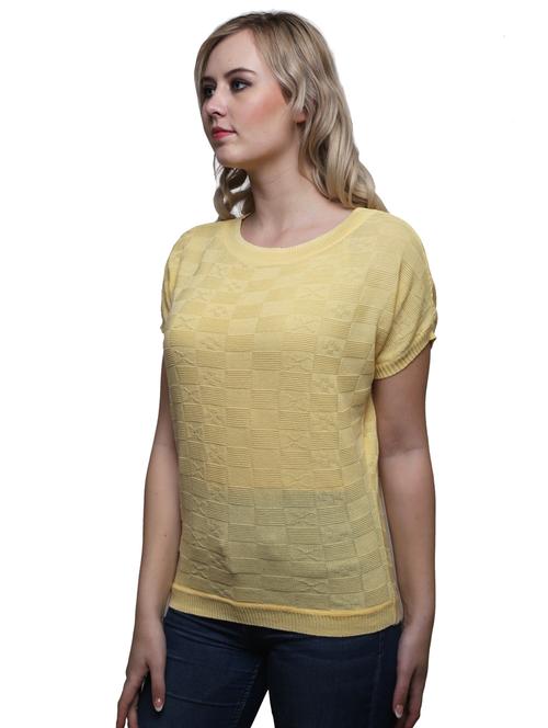 women's straight round neck top - 19501945 - Very Small Image - 1