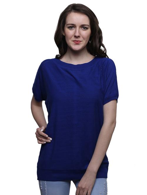 women's straight round neck top - 19501987 - Very Small Image - 1