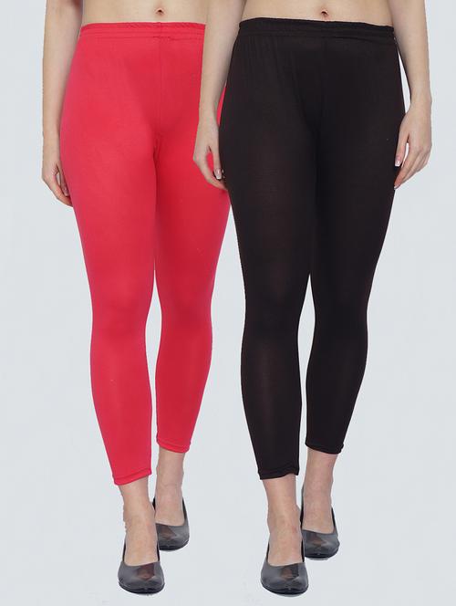 pack of 2 mid rise solid legging - 19504509 - Very Small Image - 1