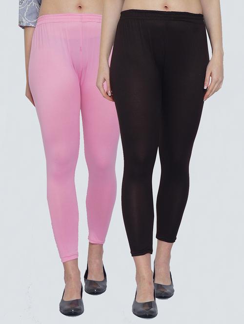 pack of 2 mid rise solid legging - 19504516 - Very Small Image - 1