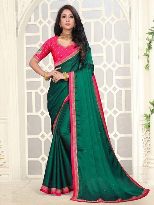 blue embroidered saree - 19506351 - Very Small Image - 1