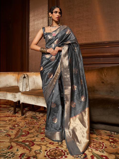 banarasi silk saree - 19507094 - Very Small Image - 1