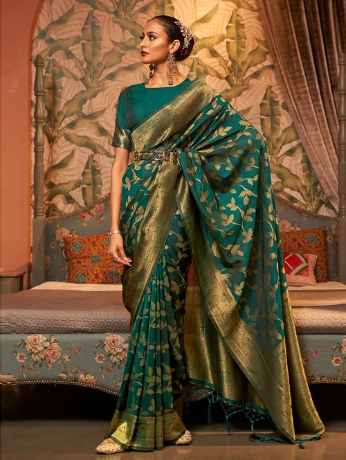 kanjivaram silk saree - 19507130 - Very Small Image - 1