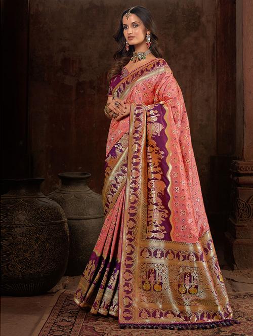 kanjivaram silk saree - 19507219 - Very Small Image - 1