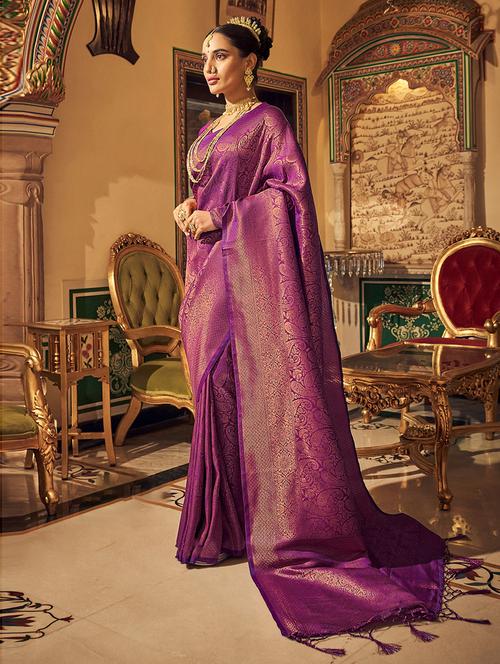 kanjivaram silk saree - 19507354 - Very Small Image - 1