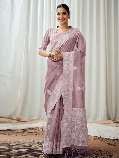 self design woven saree - 19507725 - Very Small Image - 1