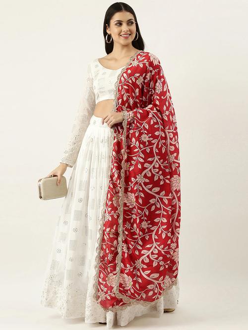 self design unstitched lehenga - 19508417 - Very Small Image - 1