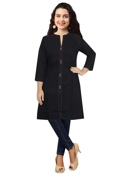 mandarin collar straight kurta - 19509310 - Very Small Image - 1