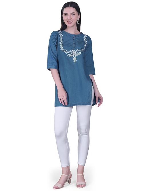 women embroidered straight kurta - 19509341 - Very Small Image - 1