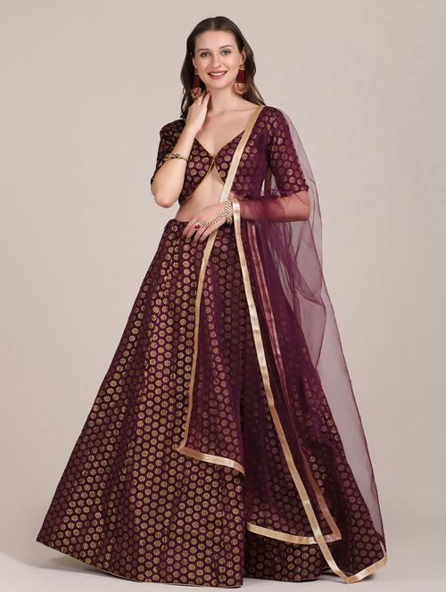 embroidered lehenga choli set with dupatta - 19509941 - Very Small Image - 1