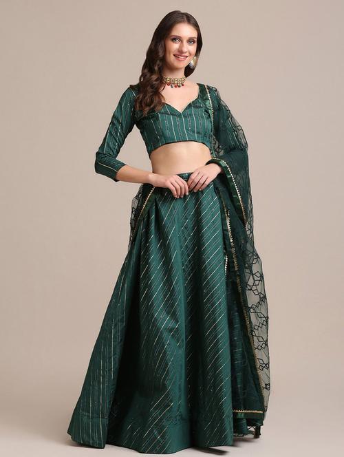 embroidered lehenga choli set with dupatta - 19509953 - Very Small Image - 1