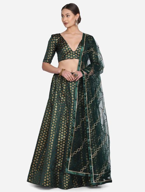 embroidered lehenga choli set with dupatta - 19509969 - Very Small Image - 1