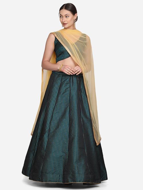 embroidered lehenga choli set with dupatta - 19510037 - Very Small Image - 1
