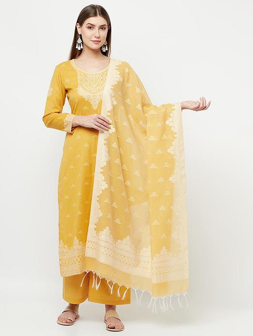 self designed salwar unstitched suit - 19510719 - Very Small Image - 1