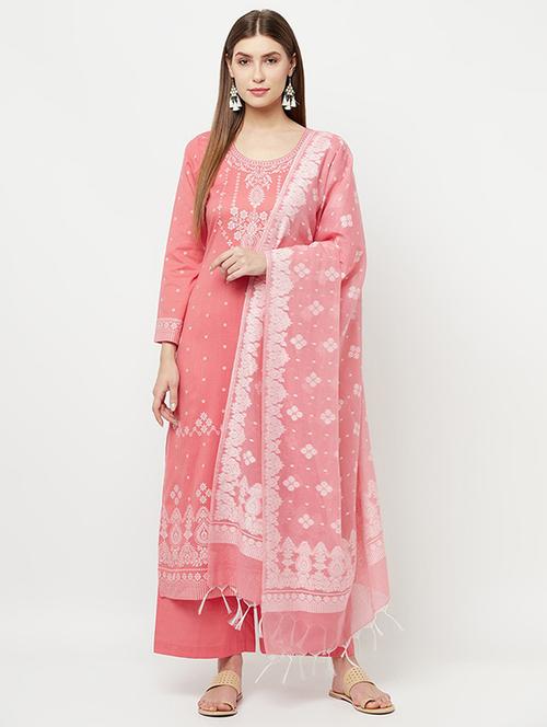 self designed salwar unstitched suit - 19510722 - Very Small Image - 1