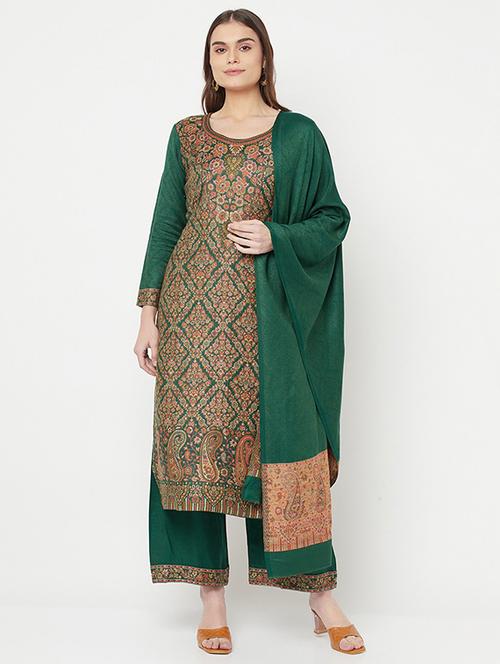self designed salwar unstitched suit - 19510769 - Very Small Image - 1