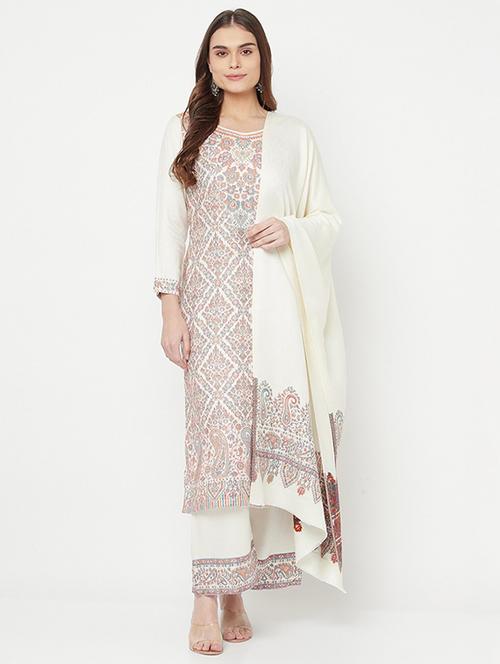 self designed palazzo suits unstitched suit - 19510809 - Very Small Image - 1