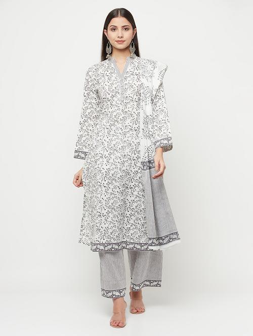 printed flared unstitched suit - 19510837 - Very Small Image - 1