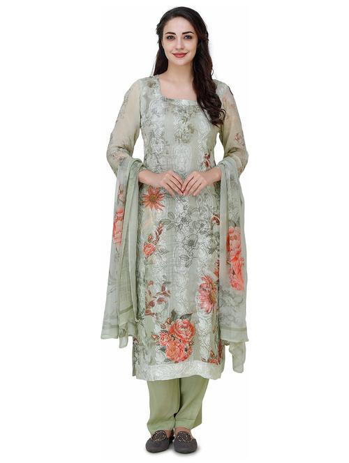 self designed salwar unstitched suit - 19510873 - Very Small Image - 1
