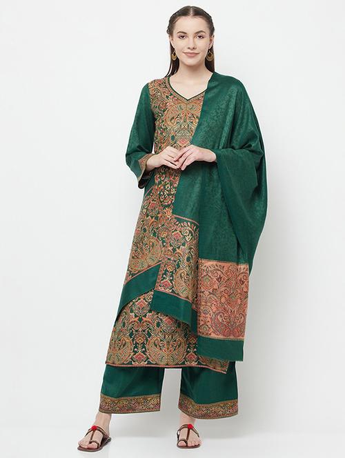self designed palazzo unstitched suit - 19510949 - Very Small Image - 1
