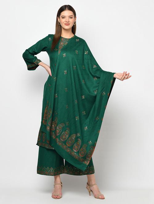self designed flared unstitched suit - 19510996 - Very Small Image - 1