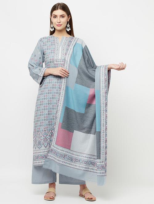self designed salwar unstitched suit - 19511018 - Very Small Image - 1
