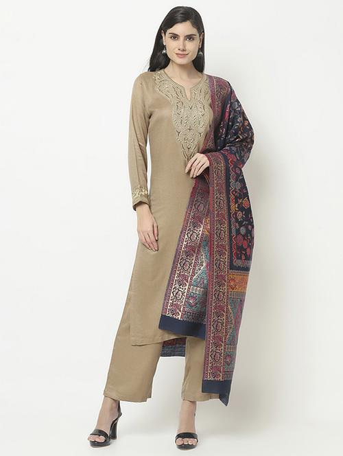 self design unstitched suit set - 19511128 - Very Small Image - 1