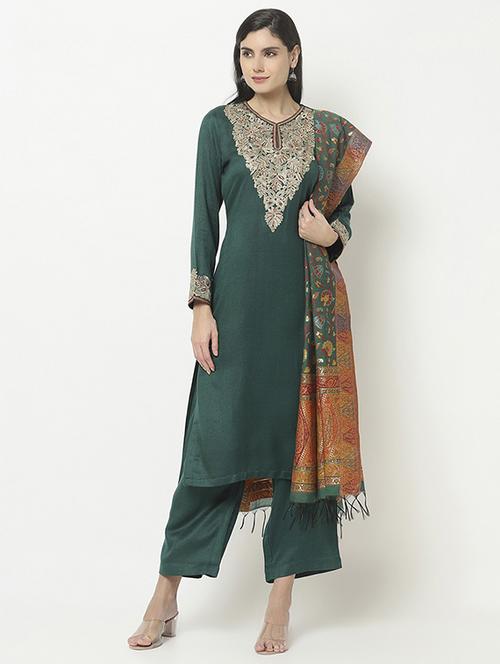 self design unstitched suit set - 19511129 - Very Small Image - 1