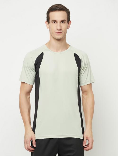 color block polyester t-shirt - 19511716 - Very Small Image - 1