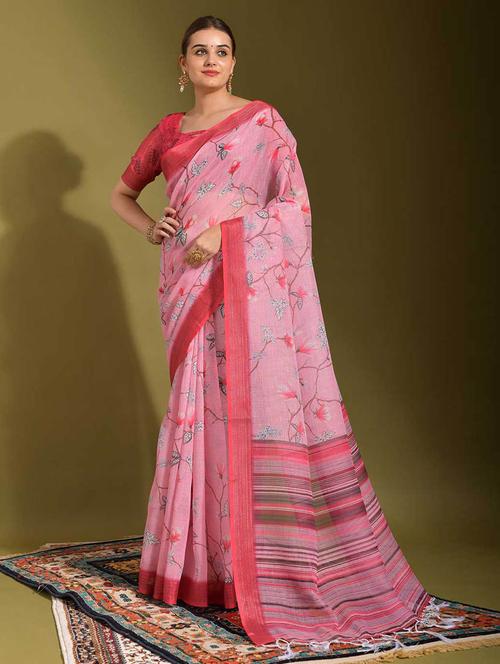 self designed printed saree - 19512280 - Very Small Image - 1