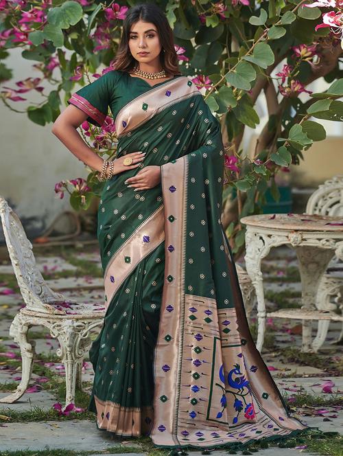 self designed woven saree - 19512566 - Very Small Image - 1