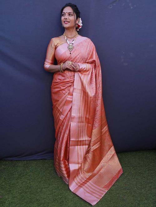 kanjivaram silk saree - 19513302 - Very Small Image - 1