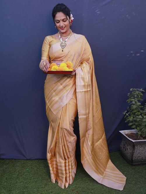 kanjivaram silk saree - 19513303 - Very Small Image - 1
