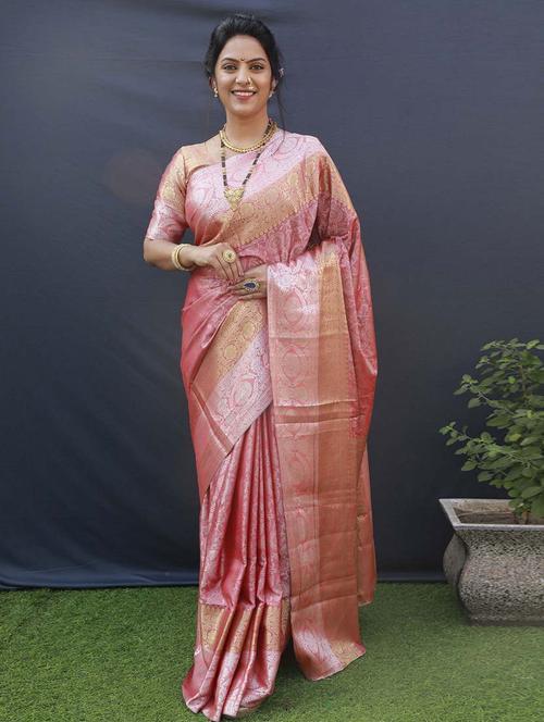 kanjivaram silk saree - 19513307 - Very Small Image - 1